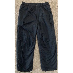 PAC-TECH Performance SKI + SNOWBOARDING Pants Black Size L Cargo Pocket READ